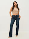 JOEY MID RISE FLAP FLARE JEAN