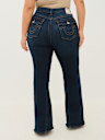 PLUS JOEY MID RISE FLAP FLARE JEAN