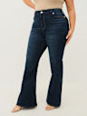 PLUS JOEY MID RISE FLAP FLARE JEAN