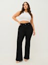 PLUS JOEY MID RISE FLAP FLARE JEAN