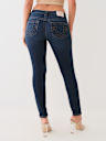 JEANS SKINNY CURVILÍNEOS JENNIE DE TIRO MEDIO