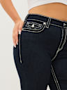 PLUS BECCA MID RISE BIG T BOOTCUT JEAN