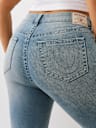 PLUS BILLIE MID RISE STRAIGHT JEAN