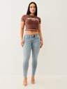 HALLE MID RISE SUPER SKINNY JEAN