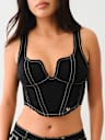LUREX BIG T ZIP CORSET