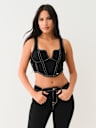 LUREX BIG T ZIP CORSET