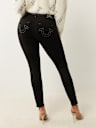 JENNIE FAUX LEATHER PONTE CURVY SKINNY JEAN