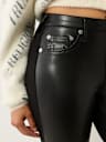 JENNIE FAUX LEATHER PONTE CURVY SKINNY JEAN