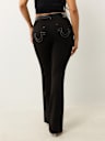 BECCA FAUX LEATHER PONTE BOOTCUT JEAN