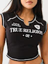 SPORTY NOTCH NECK BABY TEE