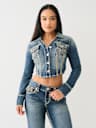 SUPER QT LUREX DENIM JACKET