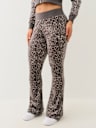 VELOUR LEOPARD TRACK PANT