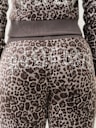 VELOUR LEOPARD TRACK PANT