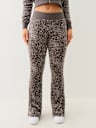 VELOUR LEOPARD TRACK PANT
