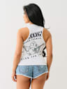 CRYSTAL BUDDHA RIBBED TANK
