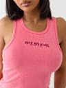 CRYSTAL BUDDHA RIBBED TANK