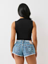 SQUARE NECK LOGO TANK TOP