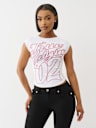 SPORTY RAGLAN RIBBED TOP