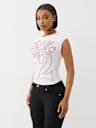SPORTY RAGLAN RIBBED TOP