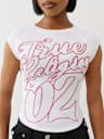 SPORTY RAGLAN RIBBED TOP
