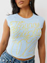 SPORTY RAGLAN RIBBED TOP