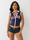 SPORTY TERRY POLO TANK
