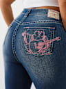 PLUS JENNIE MID RISE BUDDHA POCKET CURVY SKINNY JEAN