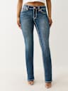 BILLIE CRYSTAL HORSESHOE SUPER T STRAIGHT JEAN