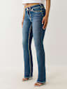 BILLIE CRYSTAL HORSESHOE SUPER T STRAIGHT JEAN