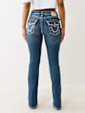 BILLIE CRYSTAL HORSESHOE SUPER T STRAIGHT JEAN