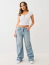 BOBBI MID RISE BIG T BAGGY JEAN