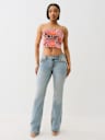 JEANS CORTE DE BOTA SUPER T BECCA DE TIRO MEDIO