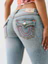 JEANS CORTE DE BOTA SUPER T BECCA DE TIRO MEDIO