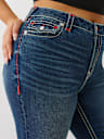 PLUS JENNIE MID RISE SUPER T CURVY SKINNY JEAN