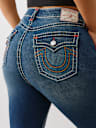 PLUS JENNIE MID RISE SUPER T CURVY SKINNY JEAN