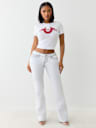 JOEY LOW RISE BIG T FLARE JEAN