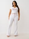 PLUS JOEY MID RISE BIG T FLARE JEAN