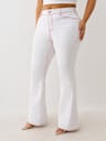 PLUS JOEY MID RISE BIG T FLARE JEAN