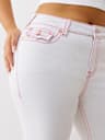 PLUS JOEY MID RISE BIG T FLARE JEAN