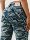 KATRINA HIGH RISE CRINKLE WASH RELAXED FLARE JEAN