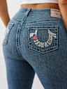 JEANS SKINNY CURVILÍNEOS JENNIE TALLA PLUS "I LOVE TRUE RELIGION"