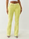 BECCA MID RISE BIG T BOOTCUT JEAN