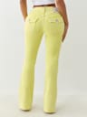 BECCA MID RISE BIG T BOOTCUT JEAN