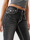 JENNIE MID RISE BIG T CURVY SKINNY JEAN