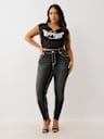 PLUS JENNIE MID RISE BIG T CURVY SKINNY JEAN