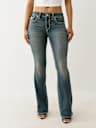 JEANS CORTE DE BOTA BECCA BIG T DE TIRO MEDIO