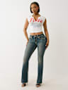 JEANS CORTE DE BOTA BECCA BIG T DE TIRO MEDIO