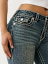 JEANS CORTE DE BOTA BECCA BIG T DE TIRO MEDIO