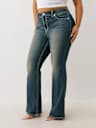 PLUS BECCA MID RISE BIG T BOOTCUT JEAN