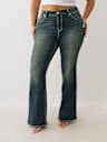 PLUS BECCA MID RISE BIG T BOOTCUT JEAN